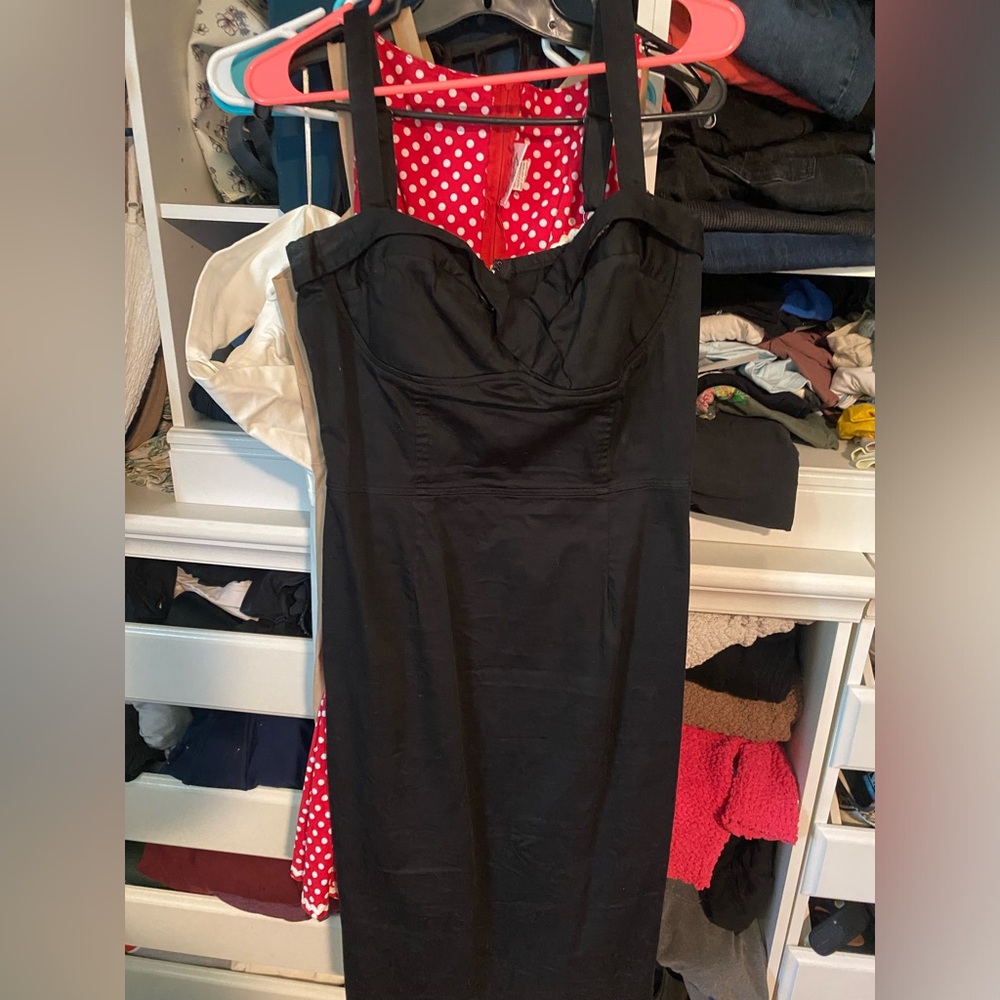 Pinup Couture Black Pencil Dress